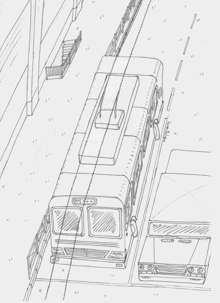 Троллейбус рисунок