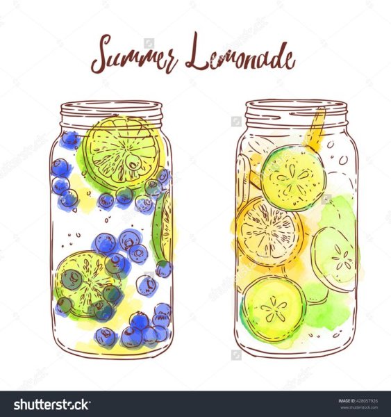 Лимонад в банке скетч