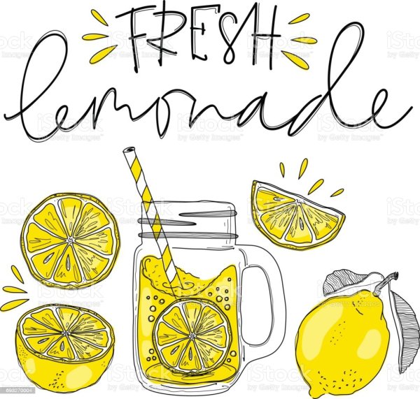 Домашний лимонад вектор