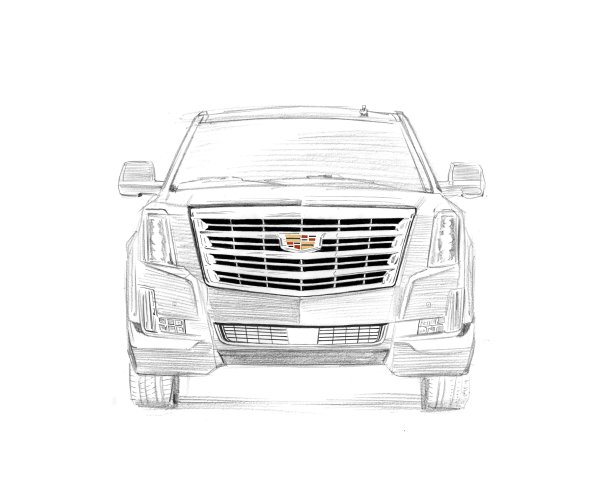 Cadillac Escalade 2020 спереди