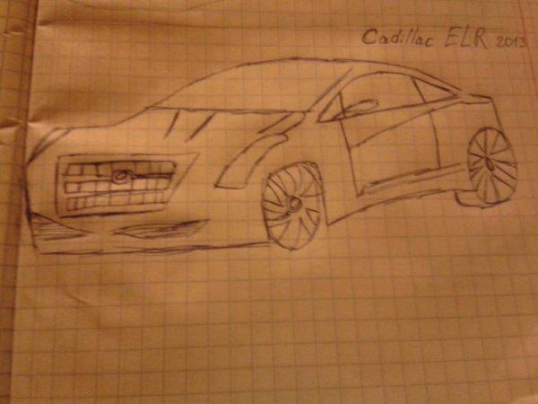 Рисовать машину Кадиллак