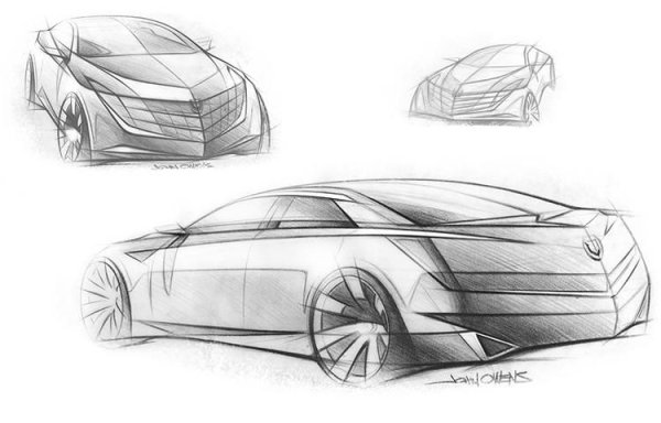 Скетч Кадиллак