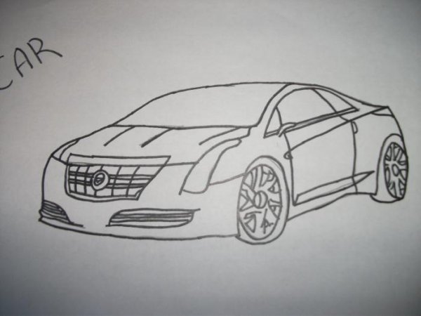 Как нарисовать Кадиллак