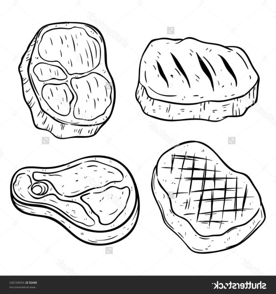 Мясо карандашом