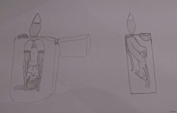Зажигалка рисунок карандашом