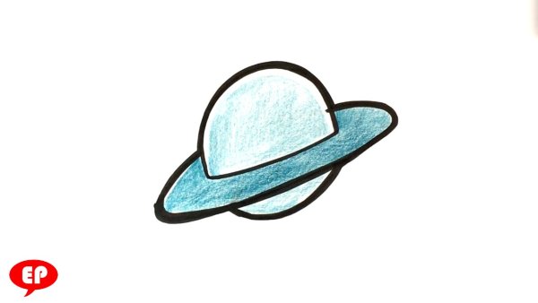 Сатурн рисовать легко