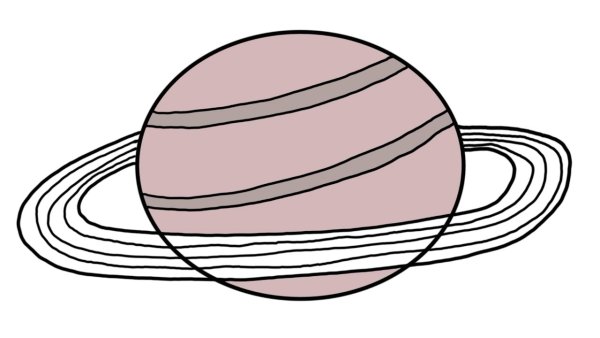 Сатурн рисунок