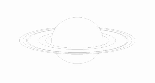 Сатурн рисунок