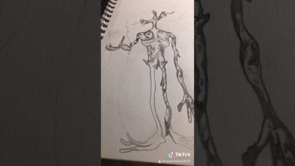 Сиреноголовый рисование