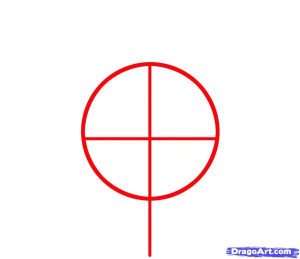 Поэтапное рисование эмблемы