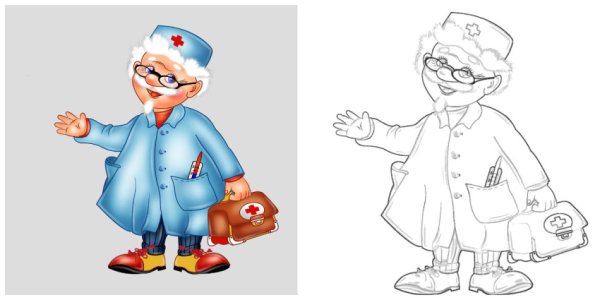 Рисунок доктора Айболита