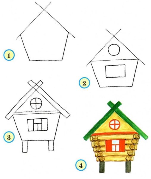 Домик для рисования