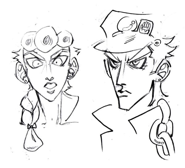 Джотаро Куджо скетч