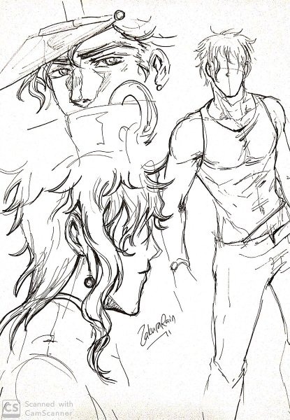 Джотаро раскраска