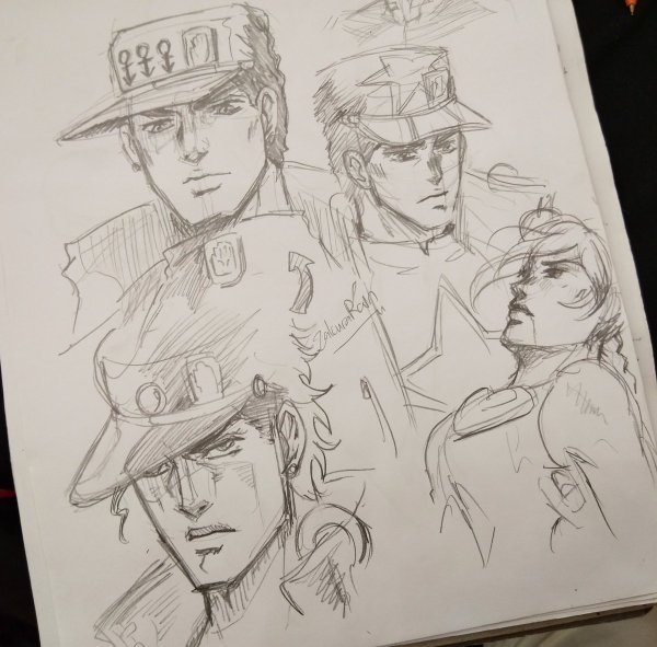 Джотаро плачет Манга