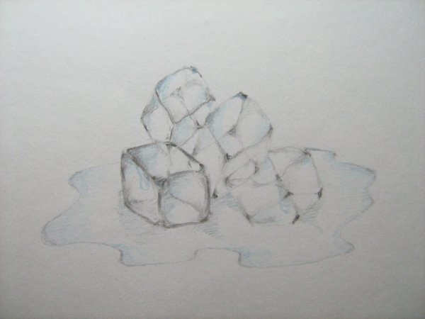 Лед карандашом