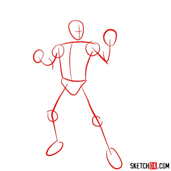 Гонщик рисунок карандашом