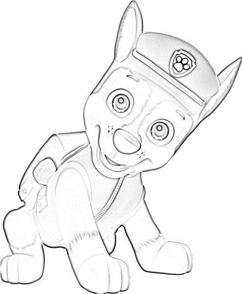 Раскраска гонщик шпион