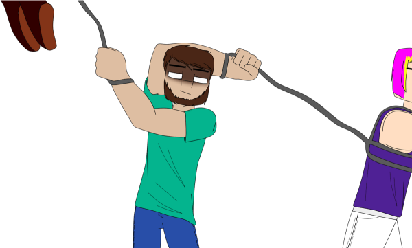 Стив и ХЕРОБРИН щекотка