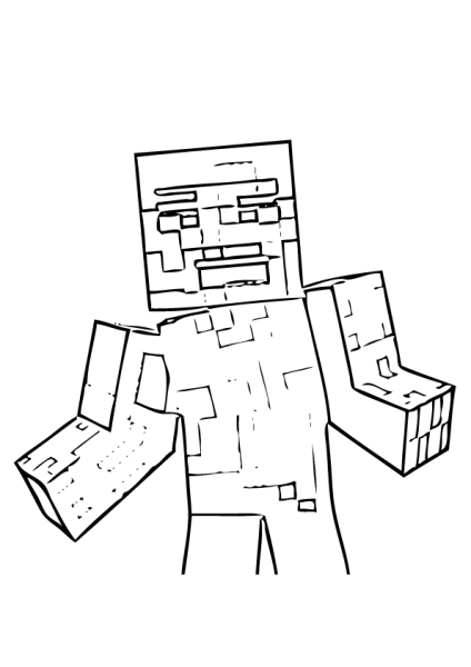 Девочка ХЕРОБРИН раскраска