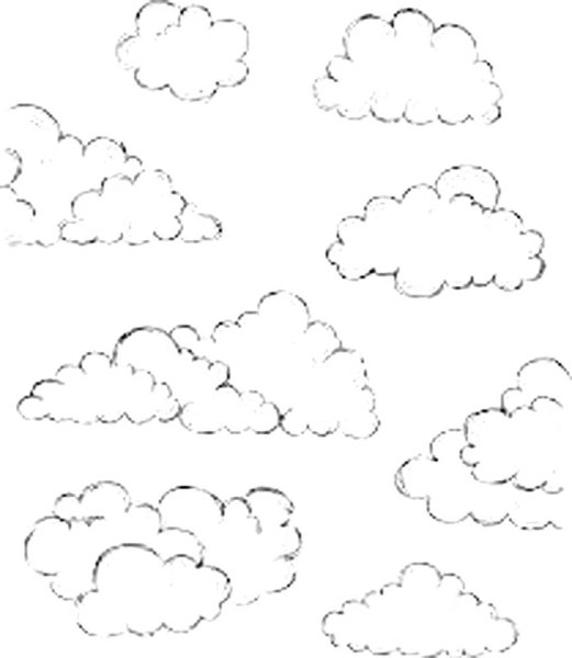 Раскраска небо