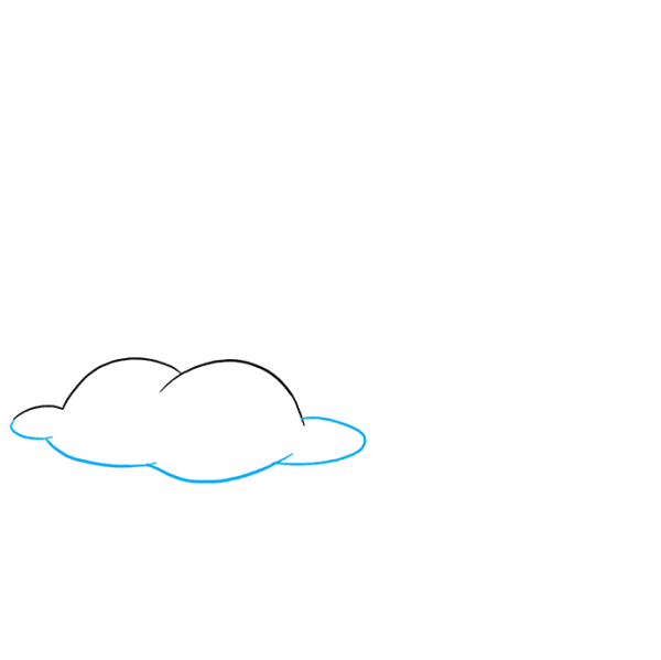 Нарисовать небо поэтапно