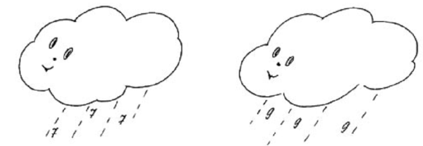 Тучка задание для детей