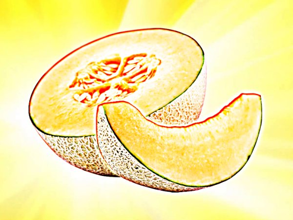 Вышивка дыня