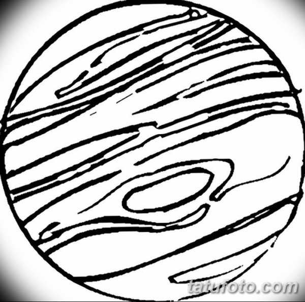 Сатурн раскраска