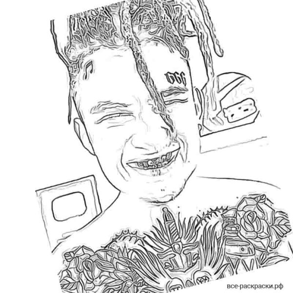 Раскраска Моргенштерн 2021