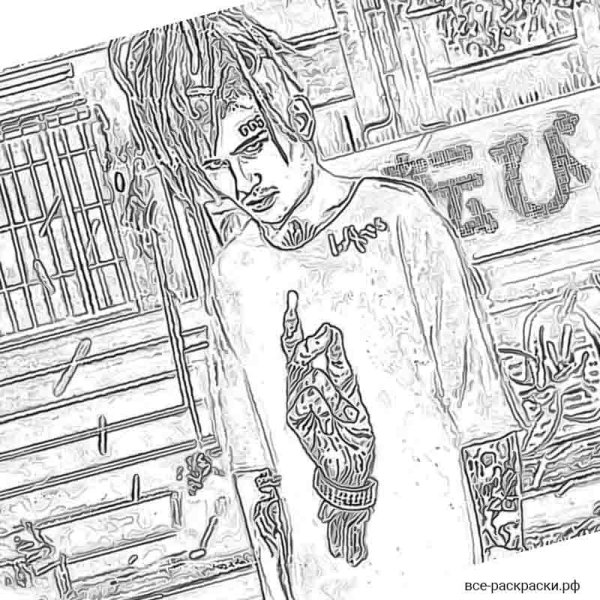 Моргенштерн Моргенштерн раскраска