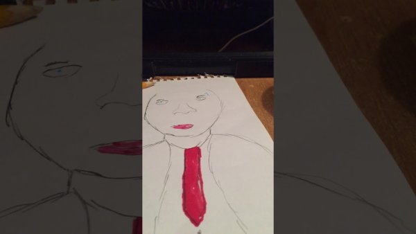 Слава нарисовал МОРГЕНШТЕРНА портрет