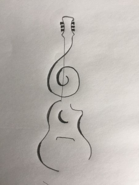 Несложные музыкальные рисунки