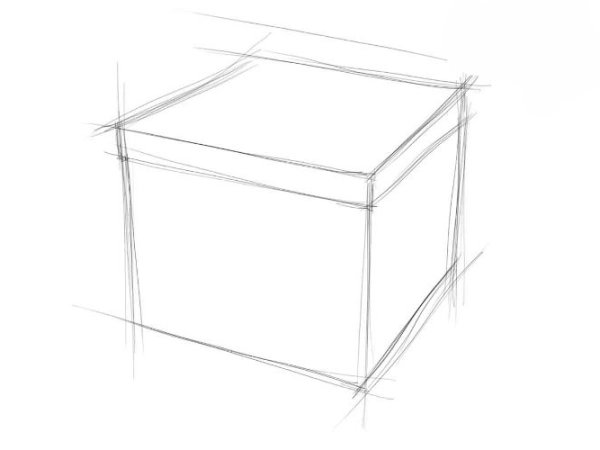 Коробка с карандашами