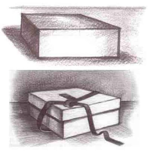 Рисование с натуры объемного прямоугольного предмета: коробка.