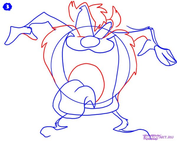 Рисунки дьявол пошагово