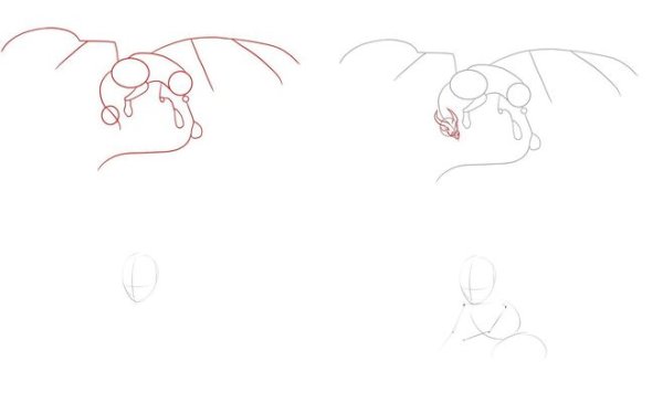 Пошаговые рисунки карандашом демоны