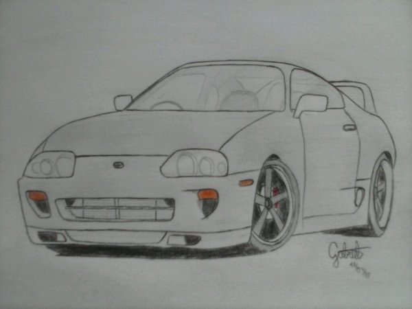 Toyota Supra draw
