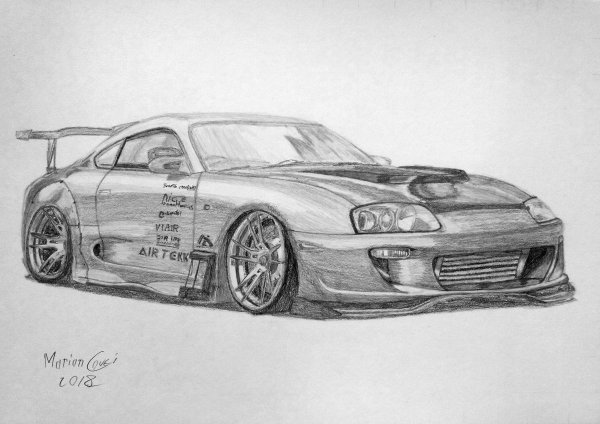 Toyota Supra draw