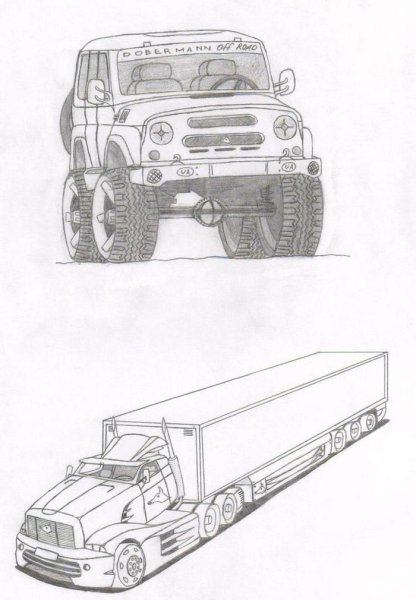 УАЗИК карандашом