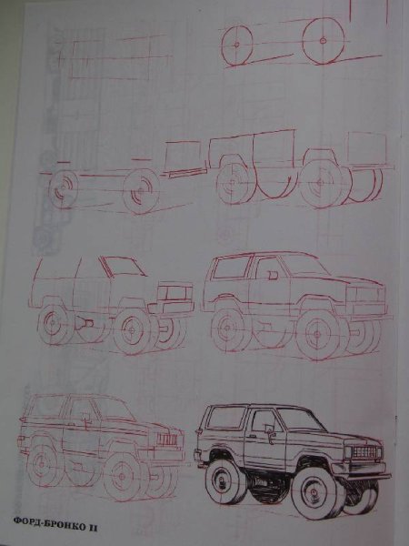 Уроки рисования машин