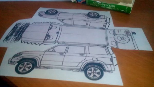 Как нарисовать машину УАЗ 469