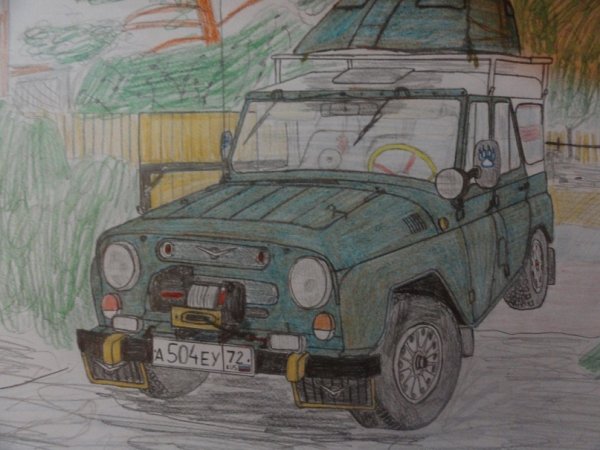 Мультяшный УАЗИК