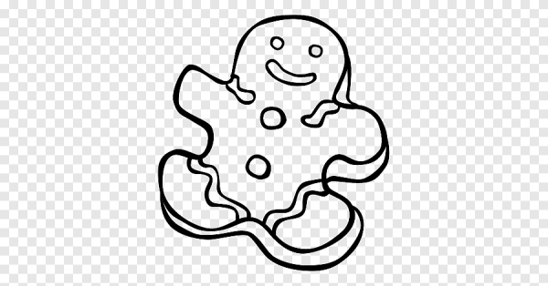 Раскраска печенька