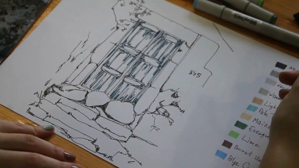 Уроки рисования маркерами пошагово