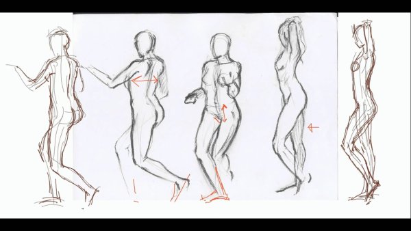 Фигура человека в движении