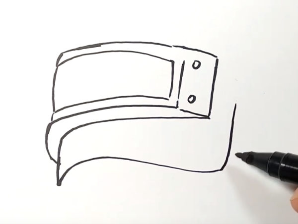 Шлем ПАБГ рисунок