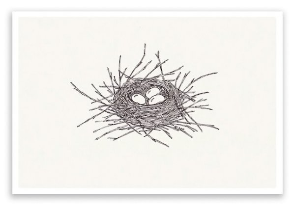 Нарисовать гнездо