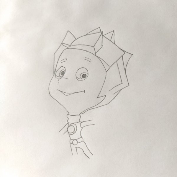 Нарисовать Нолика из Фиксиков