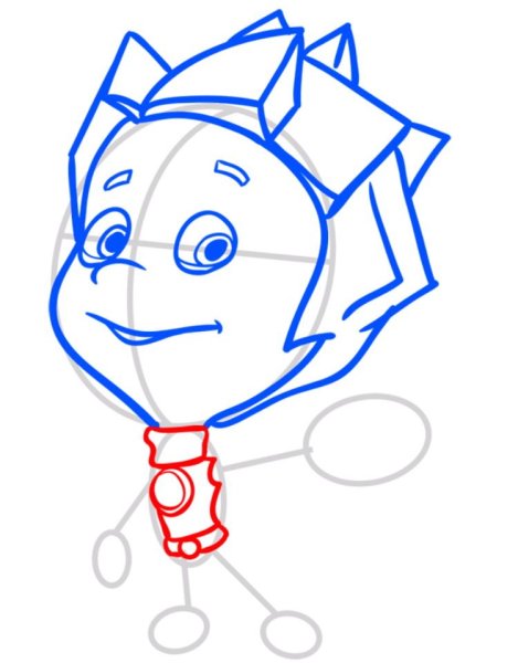 Фиксики Нолик нарисовать